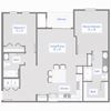2 Bed, 2 Bath - 1088 SF